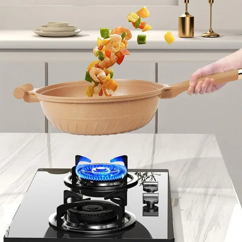 Easy Cook Frying & Steaming Pan Set