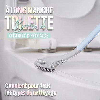 Easy Clean Toilet Brush with Long Handle