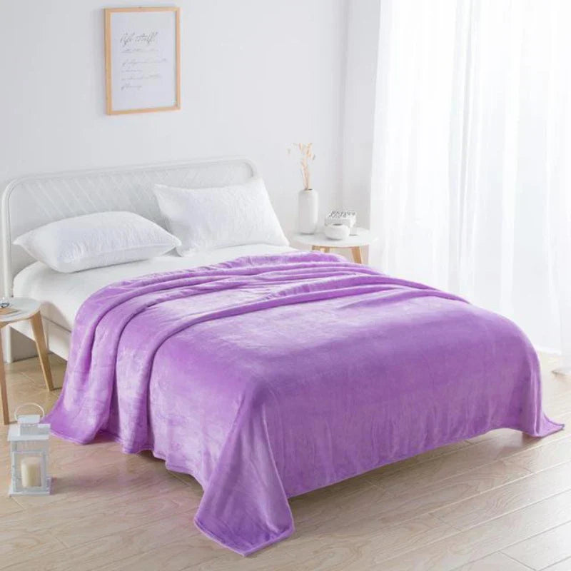 Plush Soft Velvet Throw Blanket