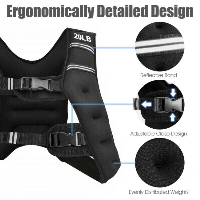 Flexible Weighted Fitness Vest
