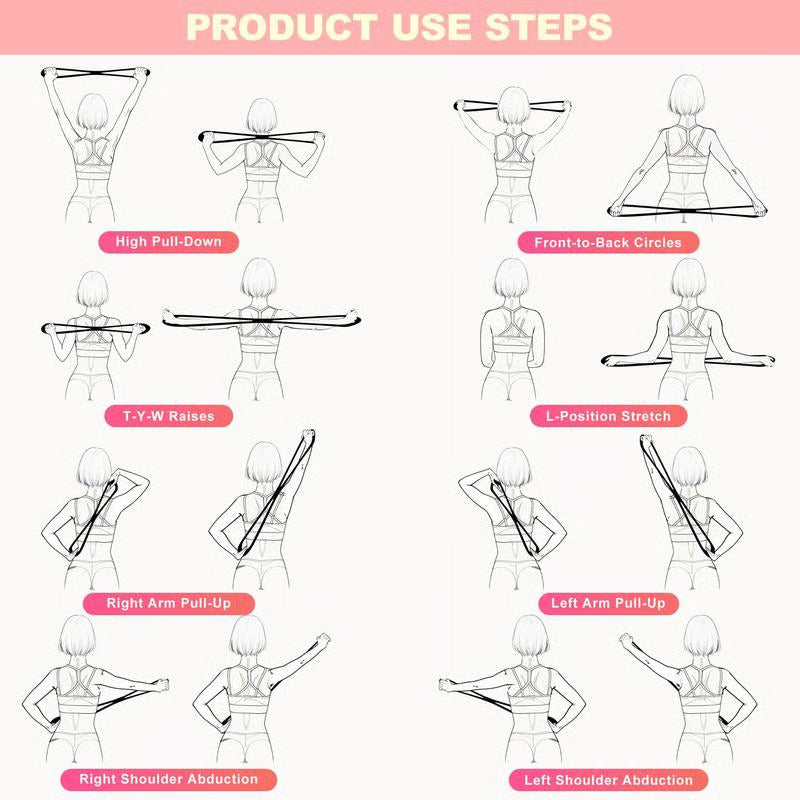 Premium 8 Shape Exercise Resistance Band