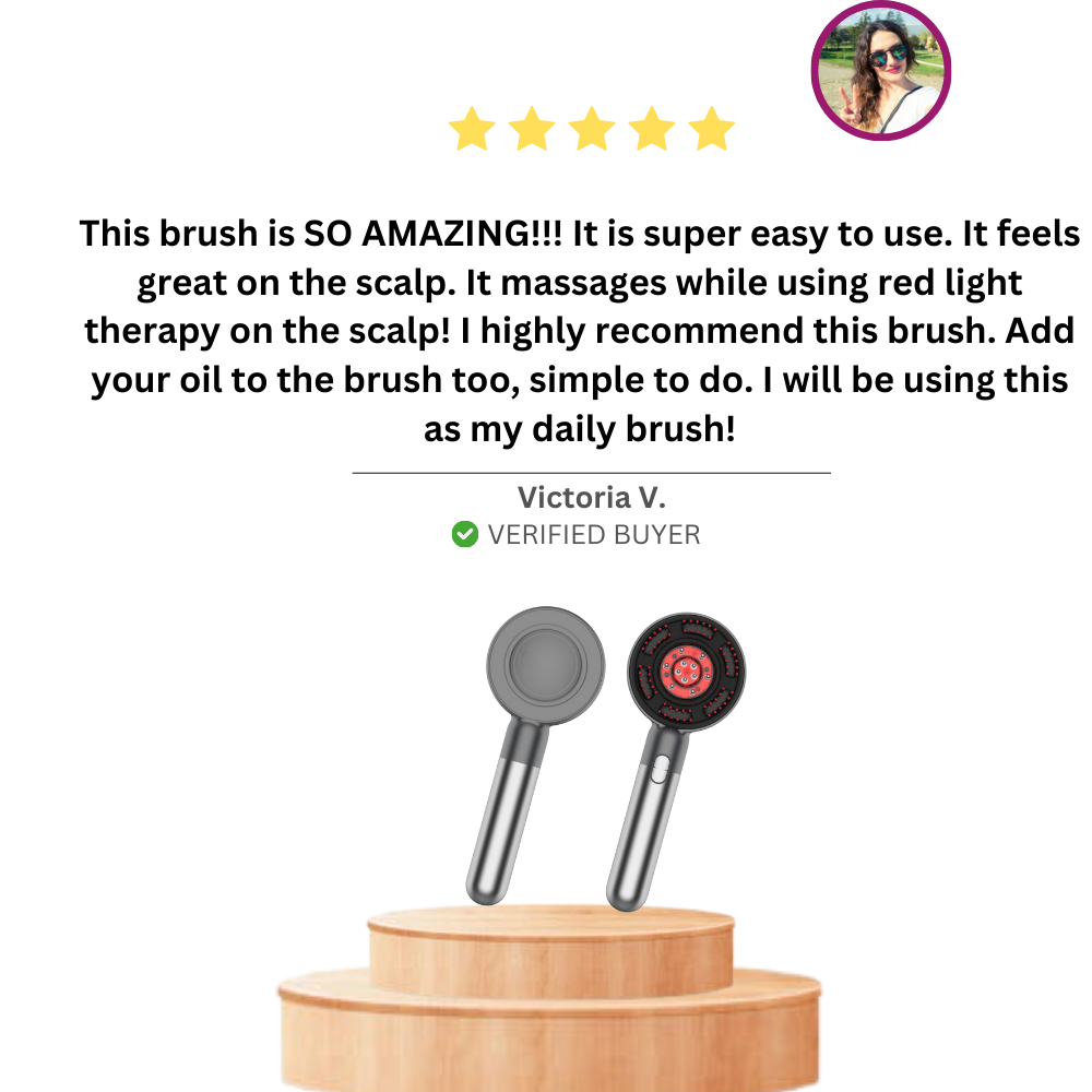Rechargeable Scalp Massager Brush for Hair Growth