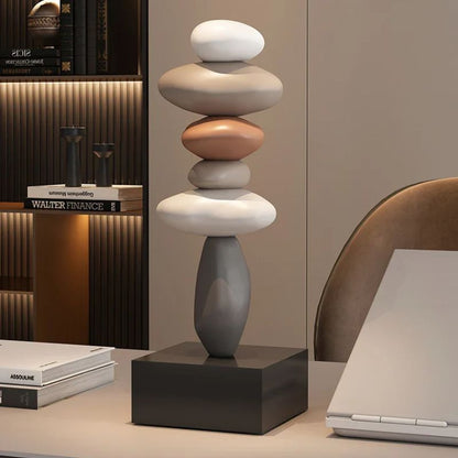 Serenity Sculpture - Calming Home Zen Decoration
