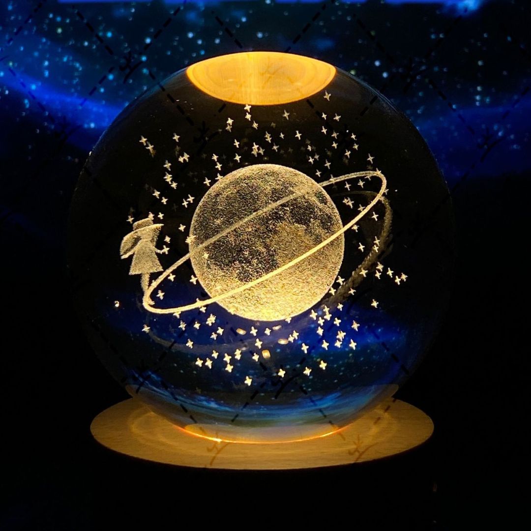Shining Lunar Glass Orb