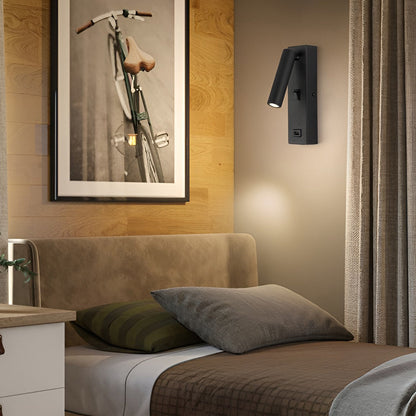 Premium LED Wall Light with USB Charger