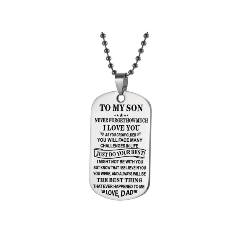 Personalized Kids Name Necklace Keychain