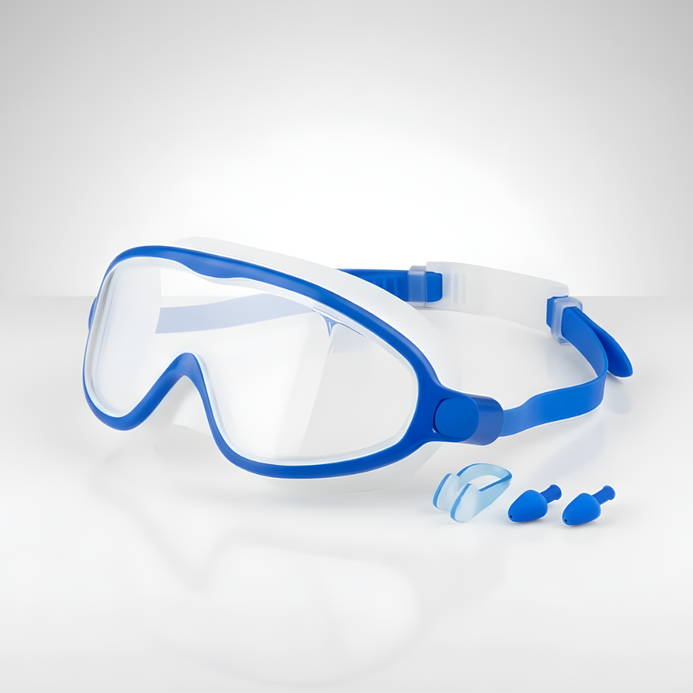 Kids Clear Vision Swim Goggles Set