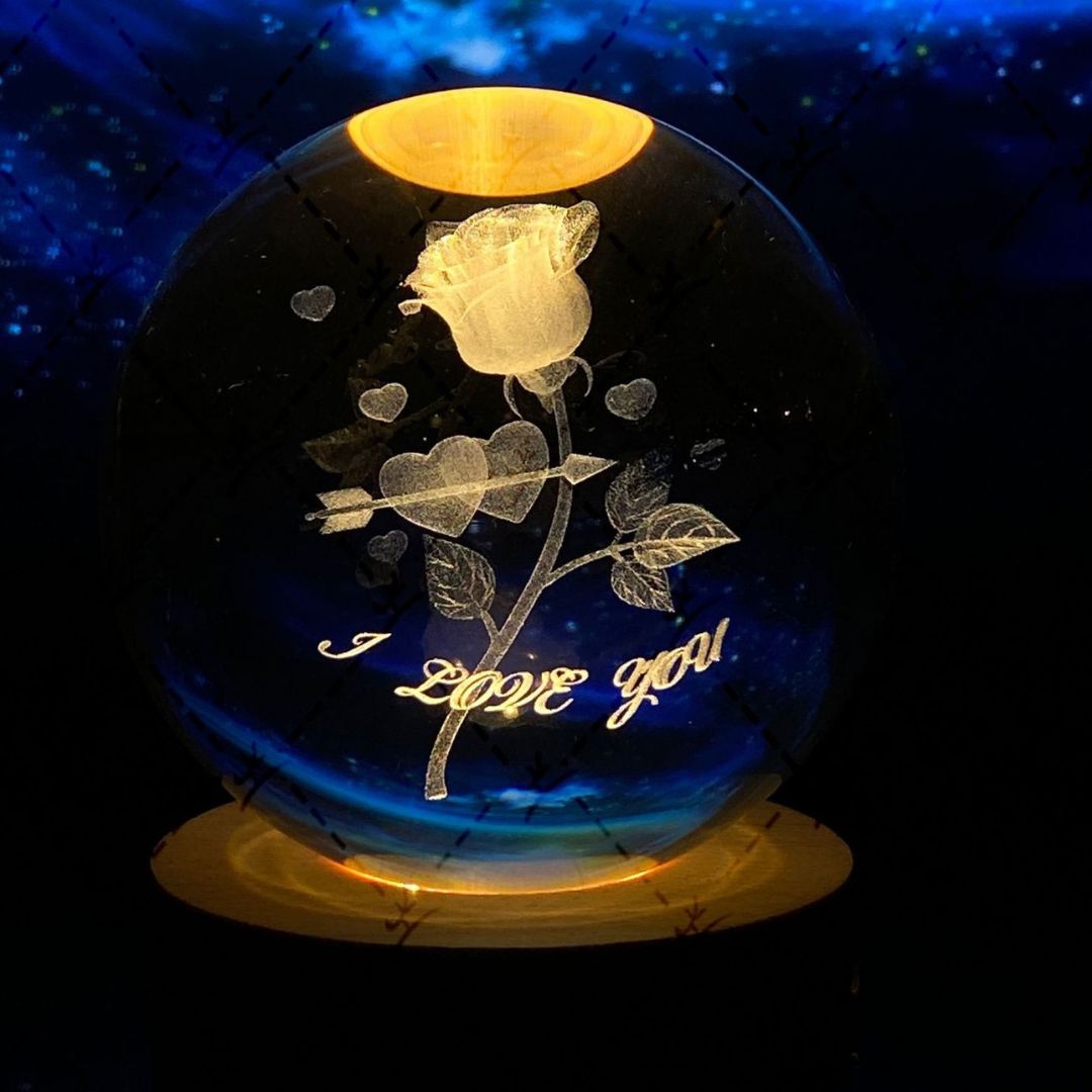 Shining Lunar Glass Orb