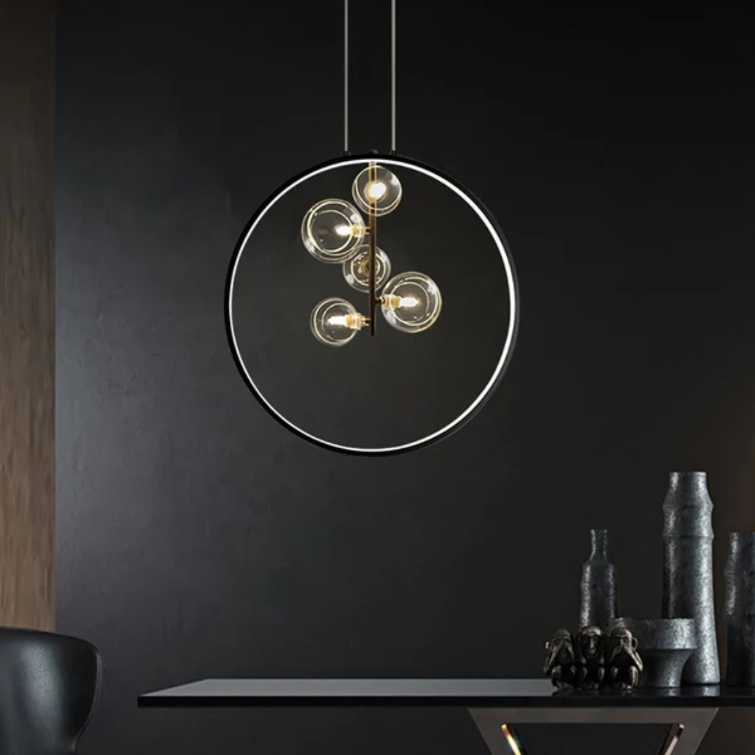 Simple Modern Black Hanging Lamp