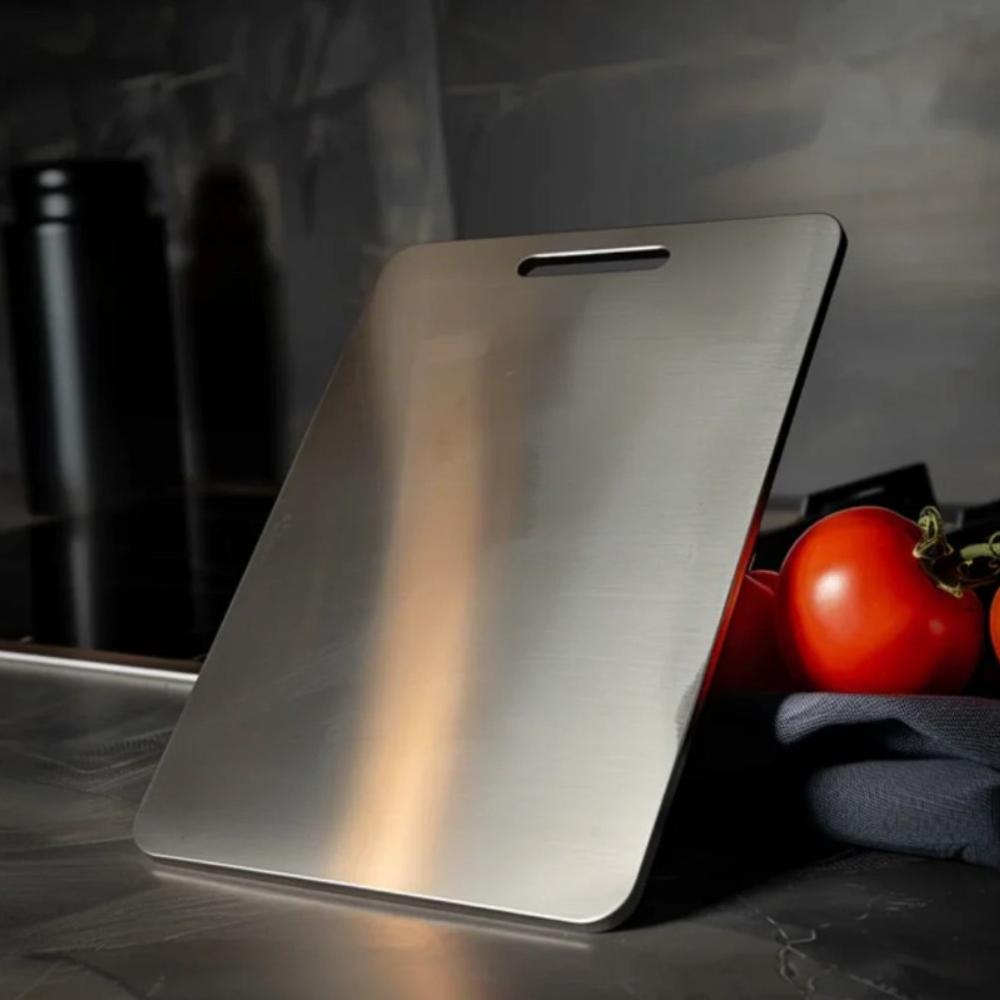 Easy Clean Kitchen Cutting Board Stainless Steel Design - Fesara
