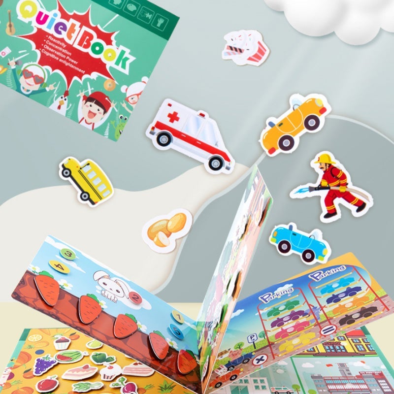 Quiet Learning Book For Kids