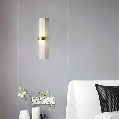 Soft Glow Frosted Glass Wall Lamp