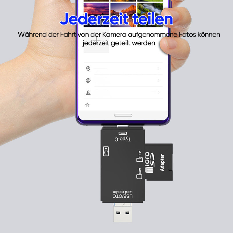 Multi-Function 6-in-1 USB Card Reader