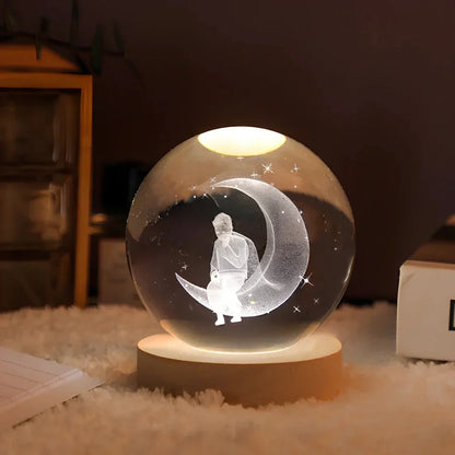 Sparkling Glass Crystal Orb