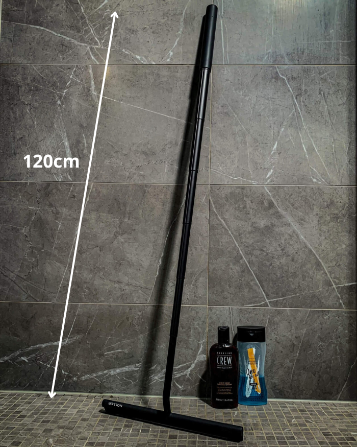 Extendable Shower Squeegee for Easy Wall and Floor Cleaning