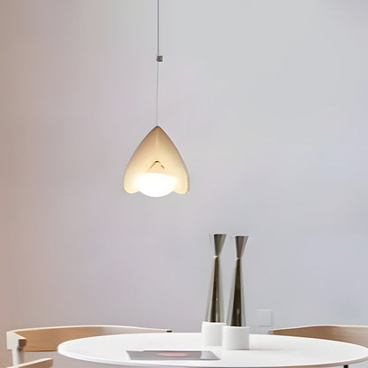 Elegant Modern White Drop Pendant Light