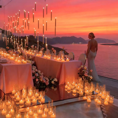 Warm Glow Floating LED Candle Light Set