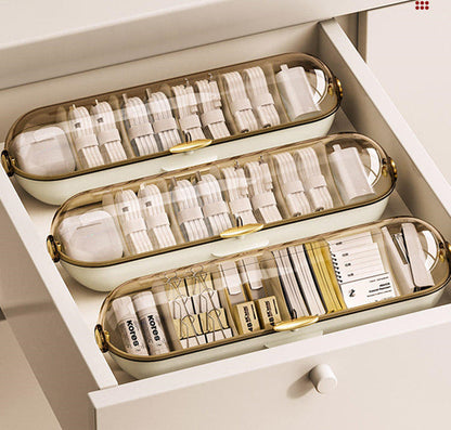 Cable Organizer Box - Compact Cable Storage Case
