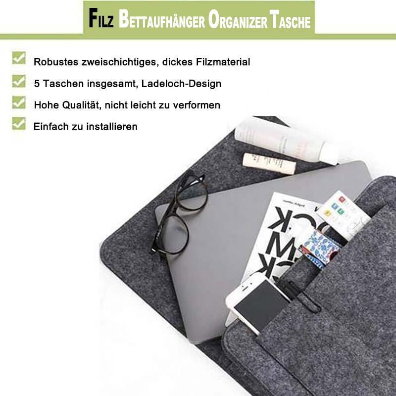 Stylish Hanging Storage Bag for Bed & Sofa