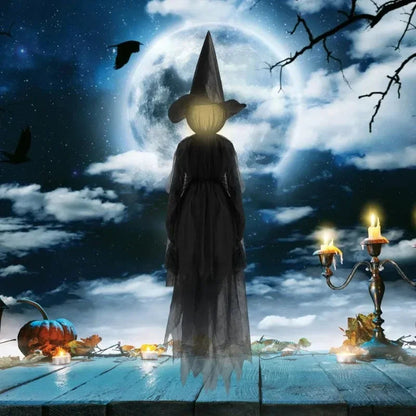 Spooky LED Witch Halloween Decoration