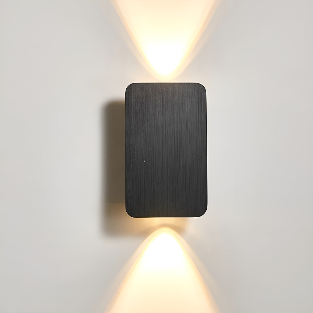Simple Glass LED Wall Light 2 Pack