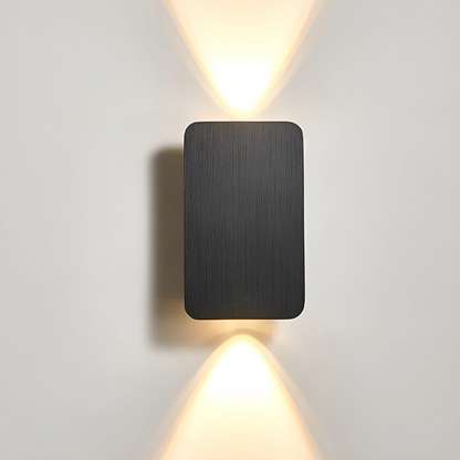 Simple Glass LED Wall Light 2 Pack