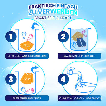 Practical Laundry Mesh Bag Lint Filter