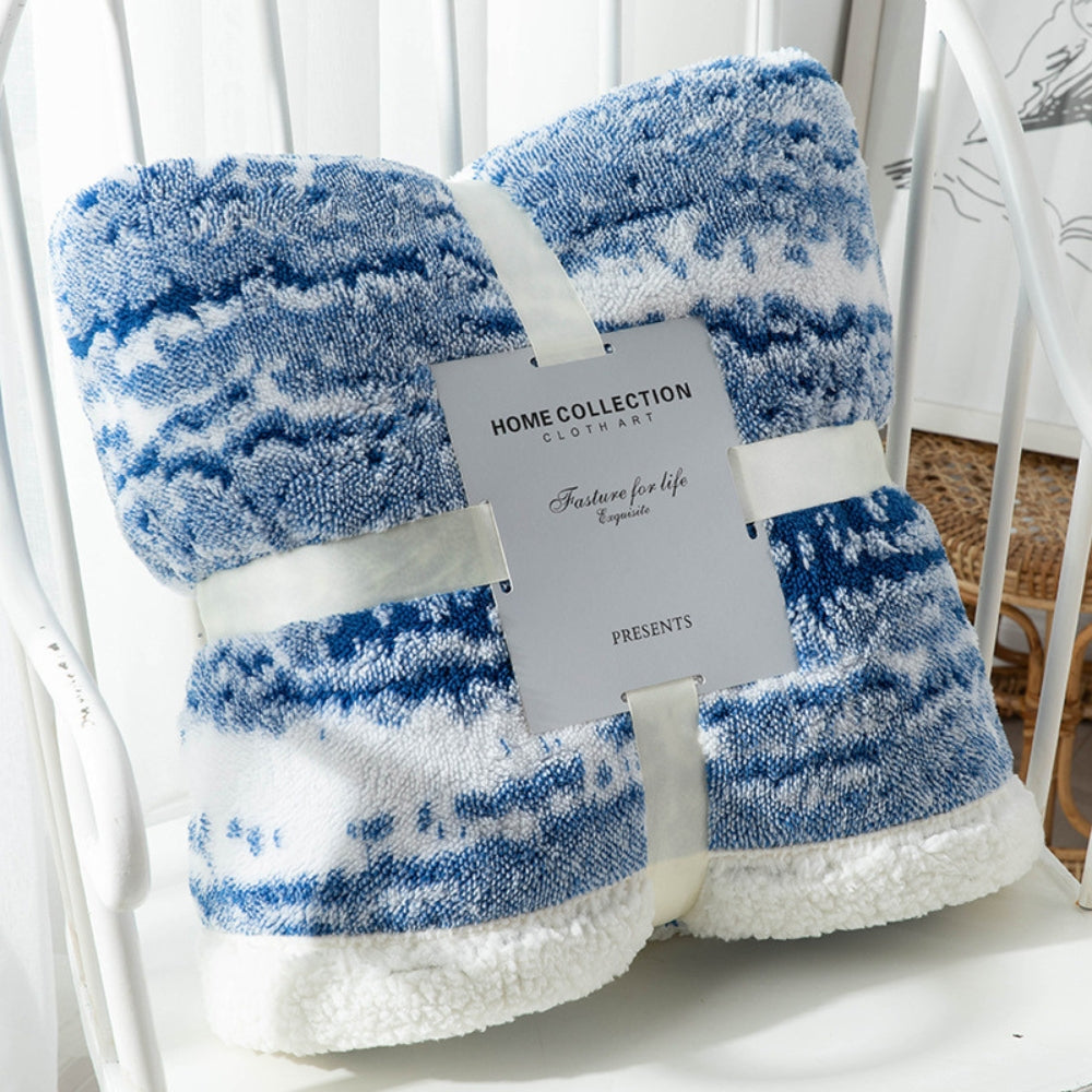 Plush Faux Fur Throw Blanket