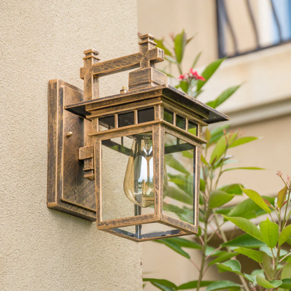 Modern Black Garden Wall Light