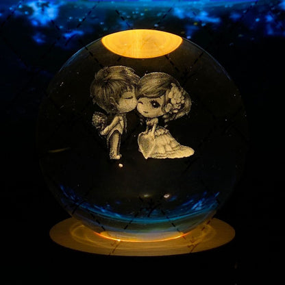 Shining Lunar Glass Orb