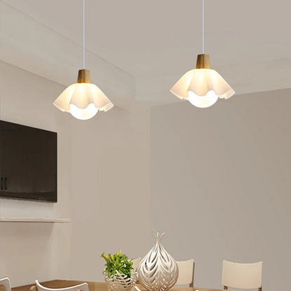 Petite Floral Hanging Lamp