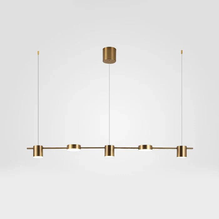 Sleek Metal Hanging Light Pendant AuraDrum
