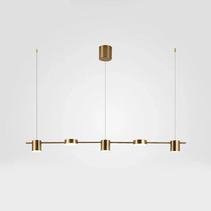 Sleek Metal Hanging Light Pendant AuraDrum