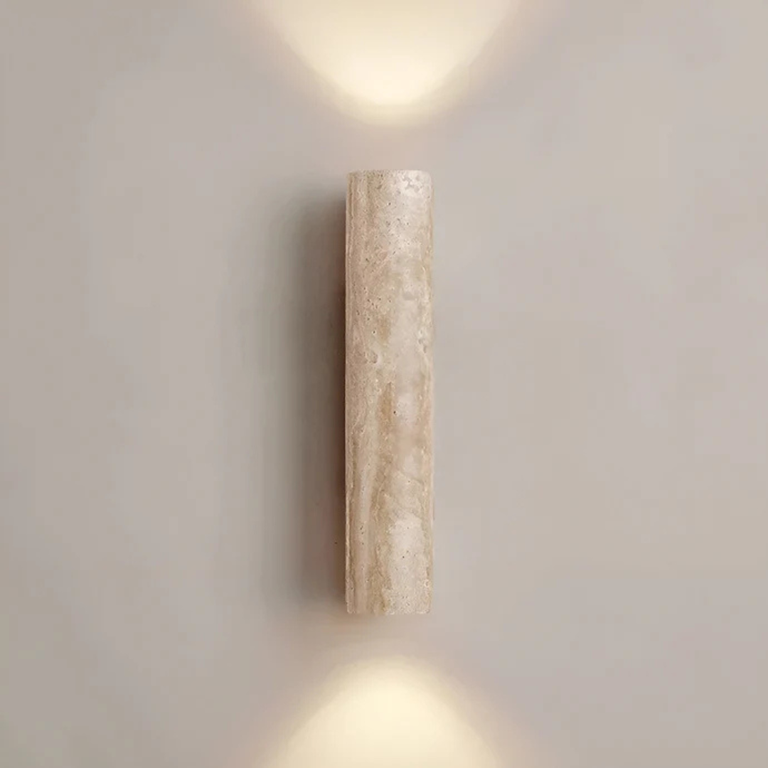Modern LED Wall Light with Luxury Marble Effect