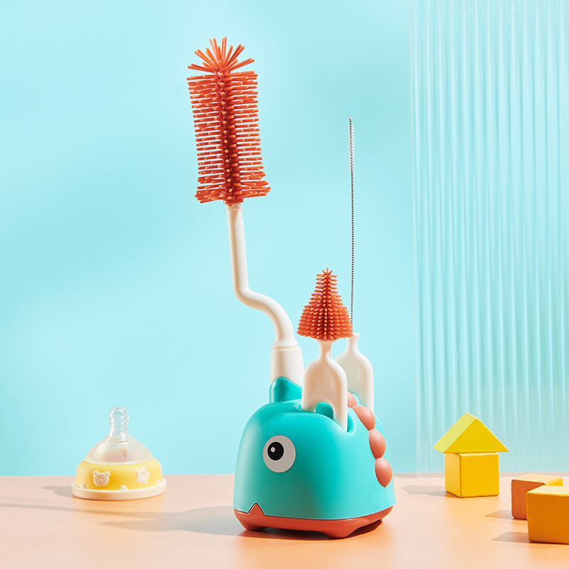 Baby Bottle Cleaning Brush Set with Storage Case