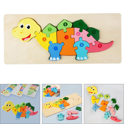 Fun Learning Wooden Toddler Puzzle Toy