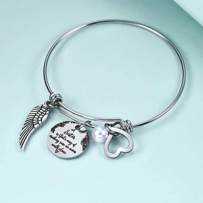 Best Friend Sister Charm Bracelet