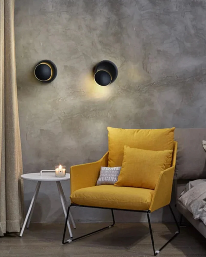 Stylish Wall Lamp with Round Glow Ambient Light