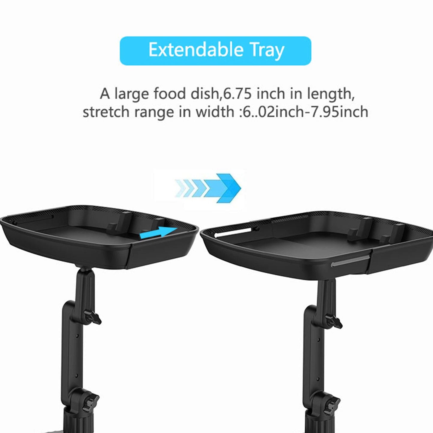 Portable Car Table Adjustable Tray Holder