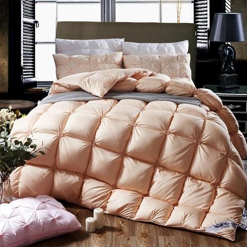 Soft Goose Down Filled Quilted Duvet Cover