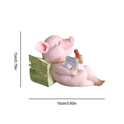 Adorable Pig Figurine Decoration
