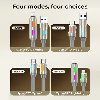 Fast 4-in-1 USB C Power Cable Charger