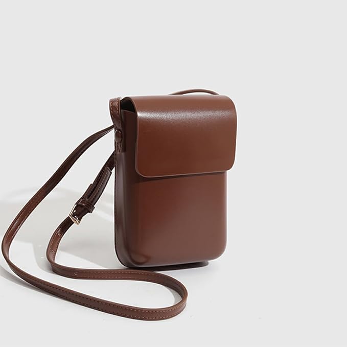 Simple Mini Faux Leather Cross Body Bag
