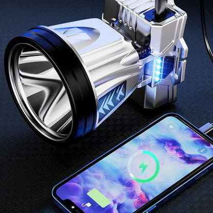 Bright LED Headlamp with Power Bank and USB Charger