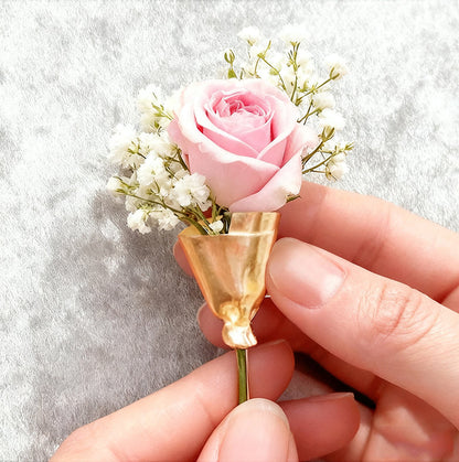 Floral Flower Pin Brooch