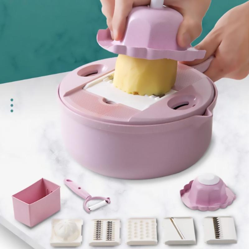 Practical Kitchen Veggie Chopper Set (12 Pieces)
