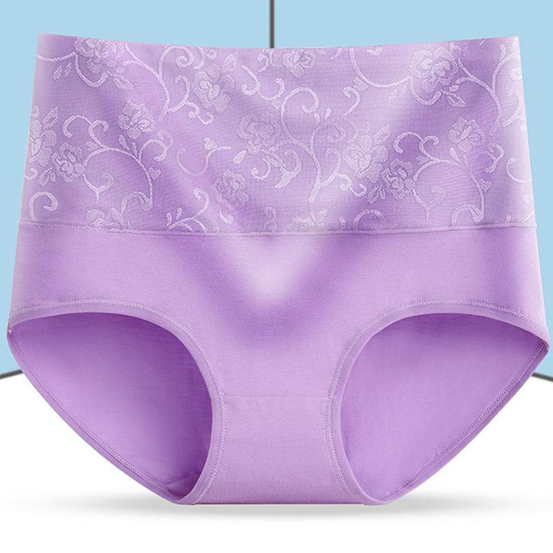 Comfortable High Waist Women's Cotton Briefs