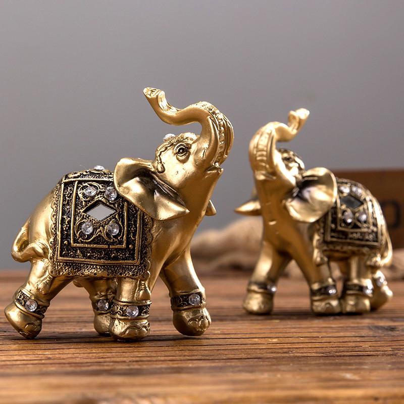 Luxury Gold Elephant Figurine