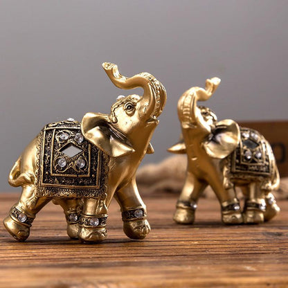 Luxury Gold Elephant Figurine