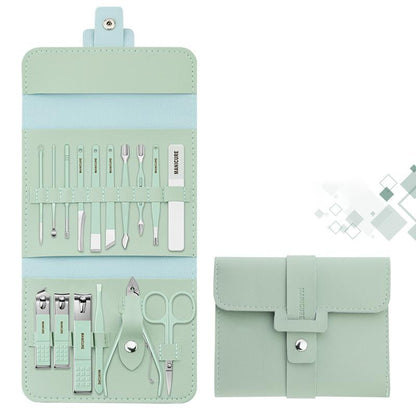Travel Nail Care Kit with Clippers (12/16 Pieces)